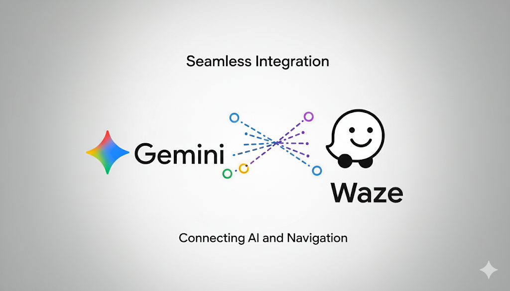 Gemini-Waze Integration Logo